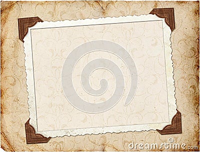 Framework for invitation or congratulation Stock Photo