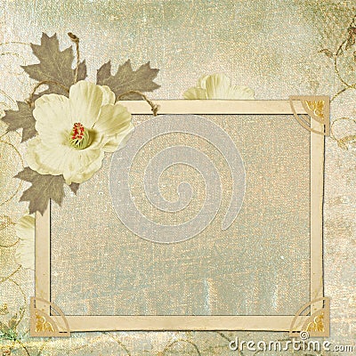 Framework for invitation or congratulation. Stock Photo