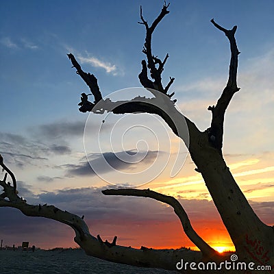 Framing a sunrise Stock Photo