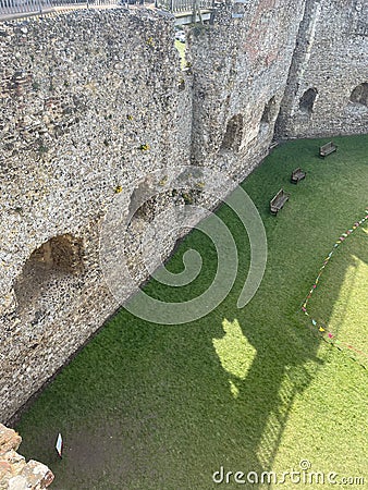 Framlingham castle in Suffolk Stock Photo