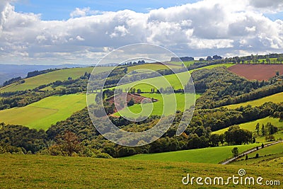 France Aveyron countryside Stock Photo