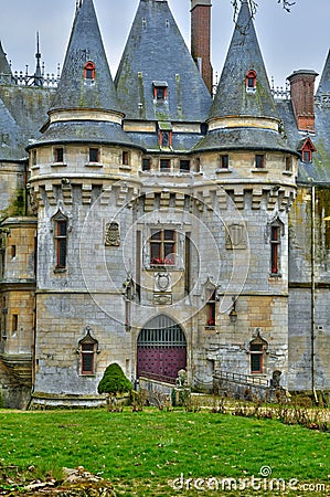 France, the castle of Vigny in Val d Oise Stock Photo