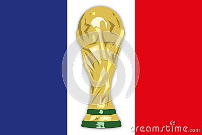 France, finalist world champion, Russia 2018, semi finals Vector Illustration