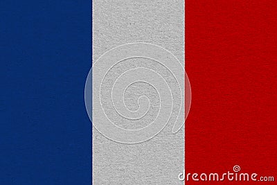 France flag painted on paper Stock Photo