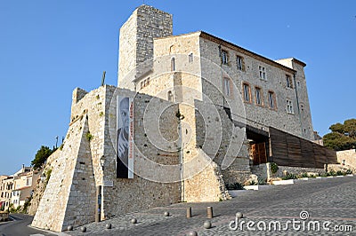 France, French riviera, Antibes, Picasso museum Editorial Stock Photo