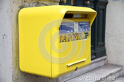 France - La Poste Editorial Stock Photo