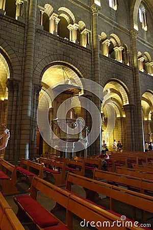 France Monaco Monte Carlo Saint Charles Church Interior Religious Architecture French Lifestyle Saint Nicholas Cathedral Editorial Stock Photo