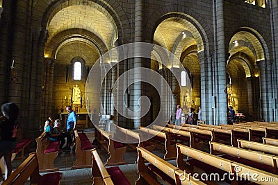 France Monaco Monte Carlo Saint Charles Church Interior Religious Architecture French Lifestyle Saint Nicholas Cathedral Editorial Stock Photo