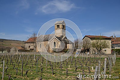 France, picturesque village of Ige in Saone et Loire Editorial Stock Photo