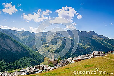 France. Saint Veran. The village of Saint-VÃ©ran Editorial Stock Photo