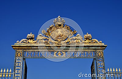 France, the Versailles Palace in Les Yvelines Stock Photo