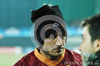 Francesco Totti, player of AS ROMA Editorial Stock Photo