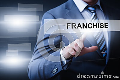 Franchise Marketing Brand Management Business Internet Technology Concept Stock Photo