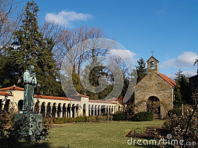 Franciscan Monastery Garden, Washington DC Stock Photo