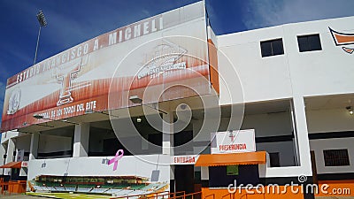 Francisco A. Micheli stadium in La Romana Editorial Stock Photo