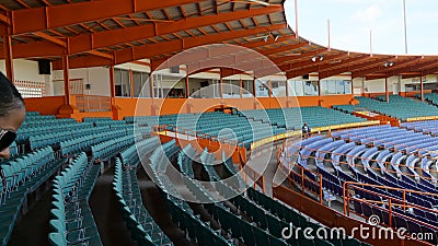 Francisco A. Micheli stadium in La Romana Editorial Stock Photo