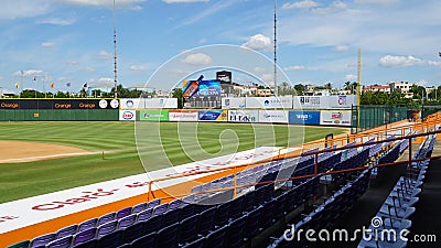 Francisco A. Micheli stadium in La Romana Editorial Stock Photo