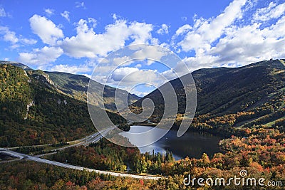 Franconia Notch Stock Photo