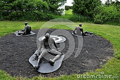 Franconia sculpture park chisago County Shafer MN Editorial Stock Photo