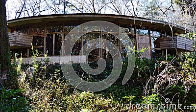 Frank Lloyd Wright Spring House, Tallahassee Florida Editorial Stock Photo