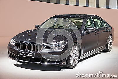 BMW 750Li car Editorial Stock Photo