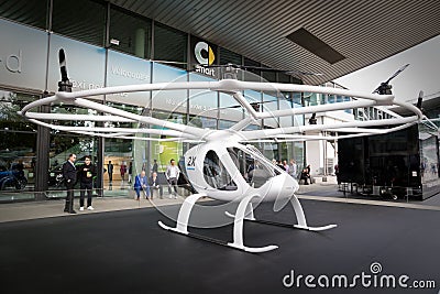 Volocopter fully electric VTOL aircraft Editorial Stock Photo