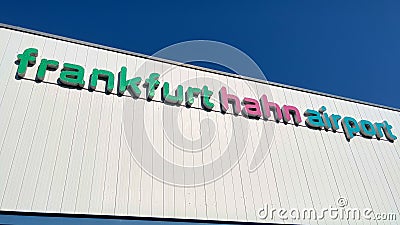 Frankfurt Hahn Airport - HAHN, GERMANY - APRIL 20, 2022 Editorial Stock Photo