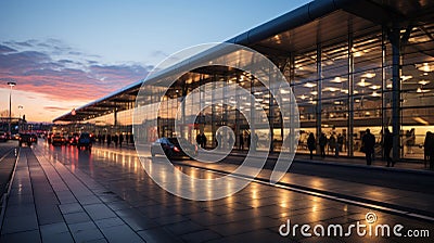 Frankfurt Main Airport Stock Photo