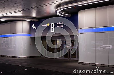 Frankfurt am Main airport Editorial Stock Photo