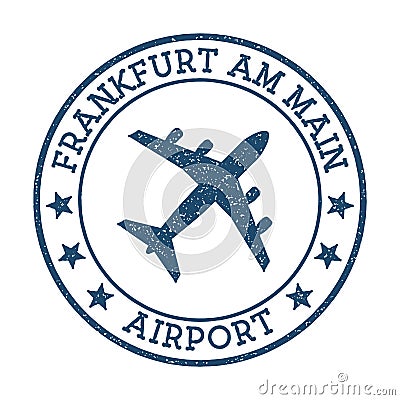 Frankfurt am Main Airport logo. Vector Illustration