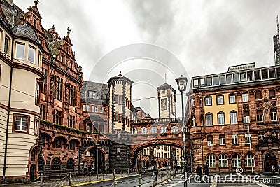 Frankfurt am Main. Editorial Stock Photo