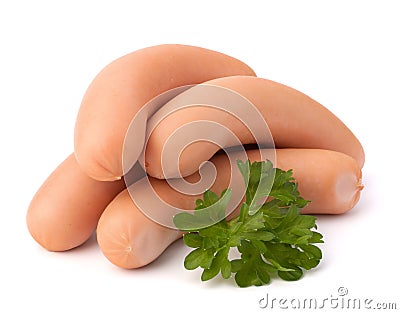 Frankfurter sausage Stock Photo