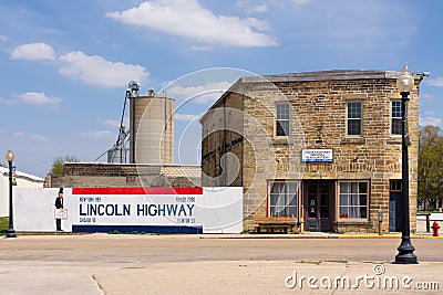 Lincoln Highway National Headquarters Editorial Stock Photo