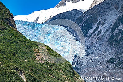 Franz Josef Glacier, New Zealand Stock Photo