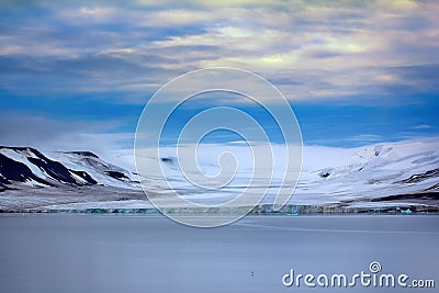 Franz Josef Land - glaciers Stock Photo