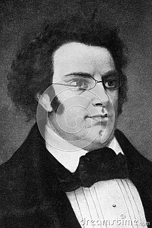 Franz Schubert Editorial Stock Photo