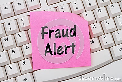 Fraud Alert Stock Photo