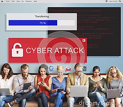 Fraud Hacking Spam Scam Phising Concept Stock Photo