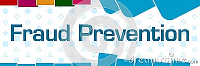 Fraud Prevention Basic Shapes Texture Colorful Horizontal Stock Photo