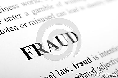 Fraud Stock Photo