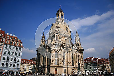 Frauenkirche Dresden Stock Photo