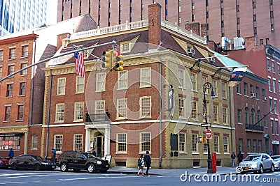 Fraunces Tavern in New York City Editorial Stock Photo