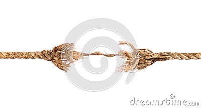 Frayed Rope Stock Photo