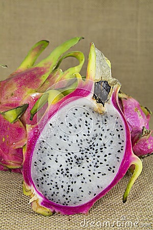 Freash Dragon Fruit Stock Photo