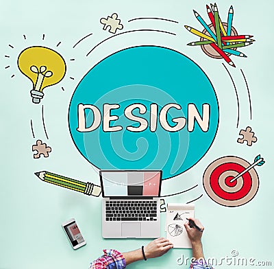 Freash Ideas Inspire Design Creative Concept Stock Photo