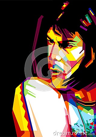 Freddie Mercury on WPAP Editorial Stock Photo