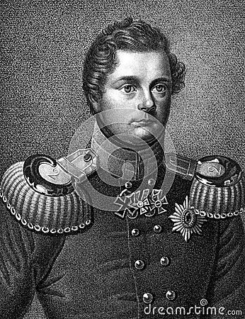 Frederick William IV of Prussia Editorial Stock Photo