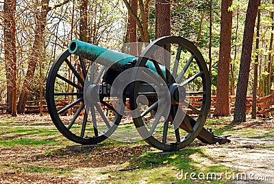 Fredericksburg Civil War Battlefield Stock Photo