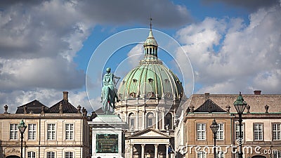 Frederiks Kirke in Kobenhavn Danmark Stock Photo