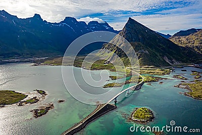 Henningsvaer Lofoten is an archipelago in the county of Nordland, Norway Stock Photo